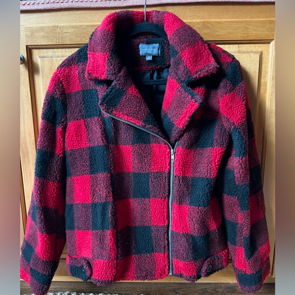 Buffalo plaid winter jacket